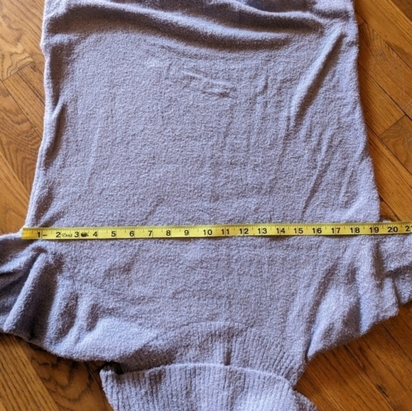 Rachel Zoe Small Blue Gray Pullover Cowl Neck Sweater - Picture 6 of 8